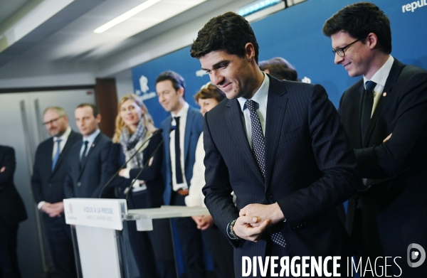 Cérémonie des voeux à la presse de l équipe dirigeante des republicains