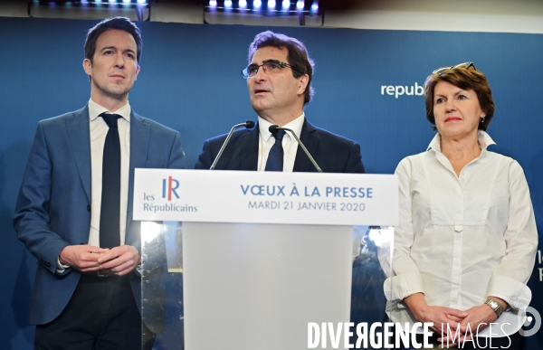 Cérémonie des voeux à la presse de l équipe dirigeante des republicains