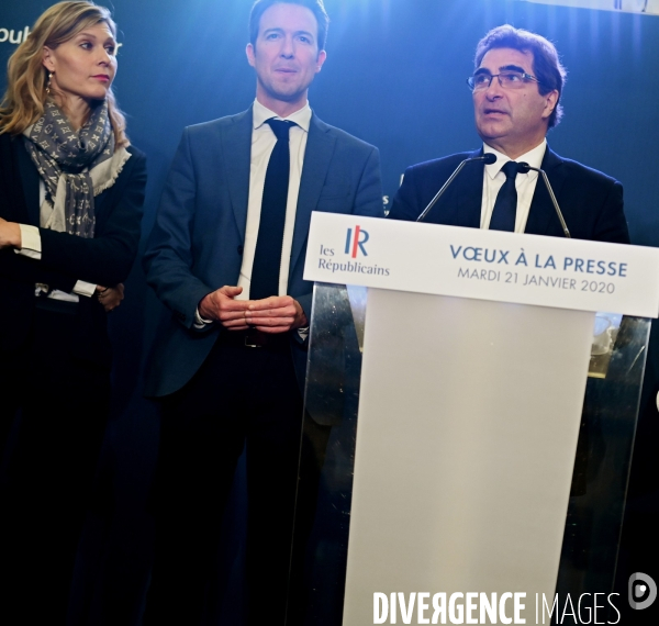Cérémonie des voeux à la presse de l équipe dirigeante des republicains
