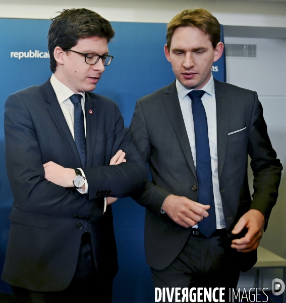 Cérémonie des voeux à la presse de l équipe dirigeante des republicains