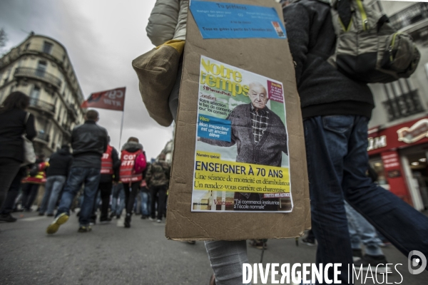 Manifestation interprofessionnelle contre la réforme des retraites