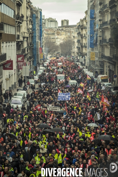 Manifestation interprofessionnelle contre la réforme des retraites