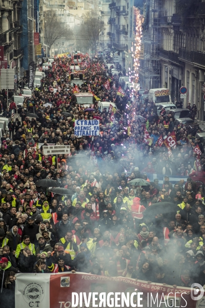 Manifestation interprofessionnelle contre la réforme des retraites