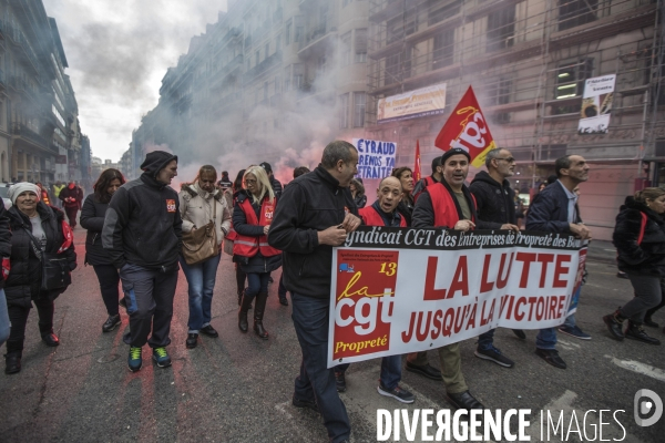 Manifestation interprofessionnelle contre la réforme des retraites