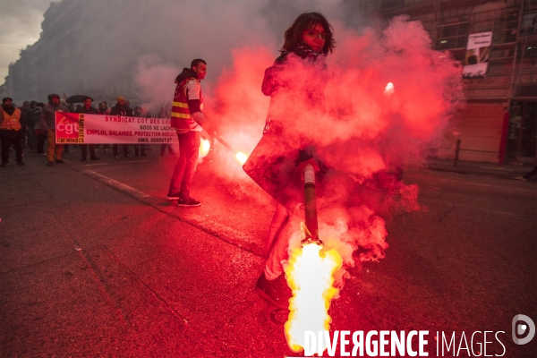 Manifestation interprofessionnelle contre la réforme des retraites