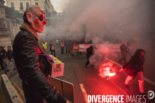 Manifestation interprofessionnelle contre la réforme des retraites