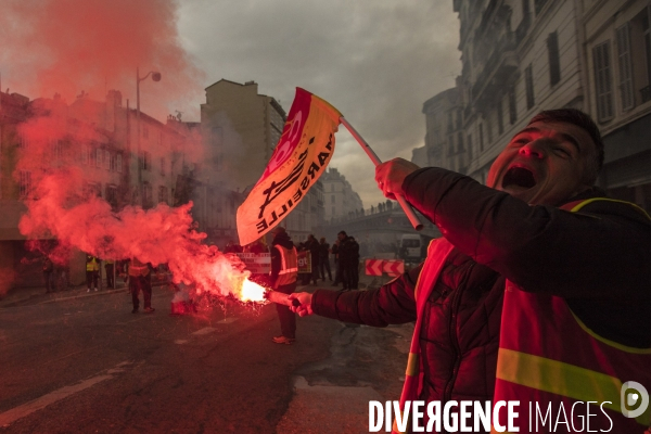 Manifestation interprofessionnelle contre la réforme des retraites