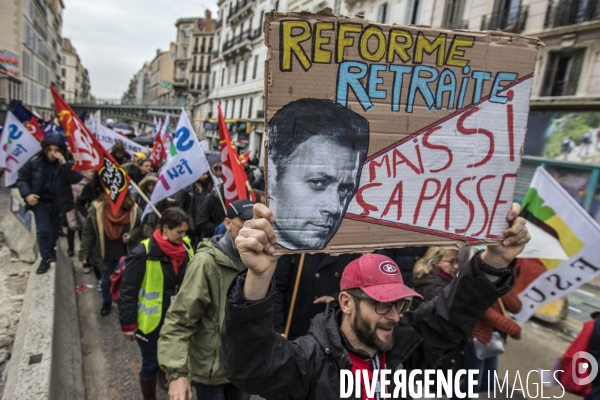 Manifestation interprofessionnelle contre la réforme des retraites