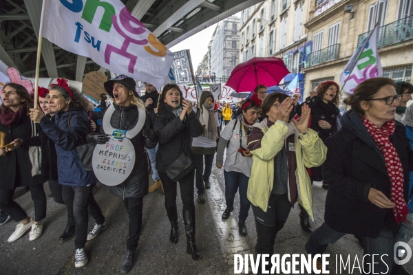 Manifestation interprofessionnelle contre la réforme des retraites