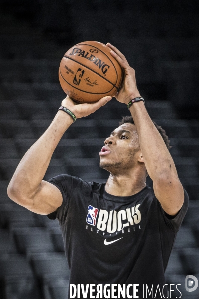 Entrainement de l equipe de basket ball des Milwaukee Bucks