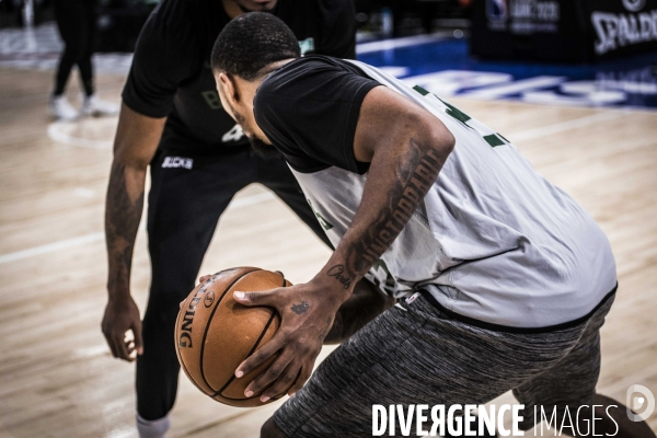 Entrainement de l equipe de basket ball des Milwaukee Bucks