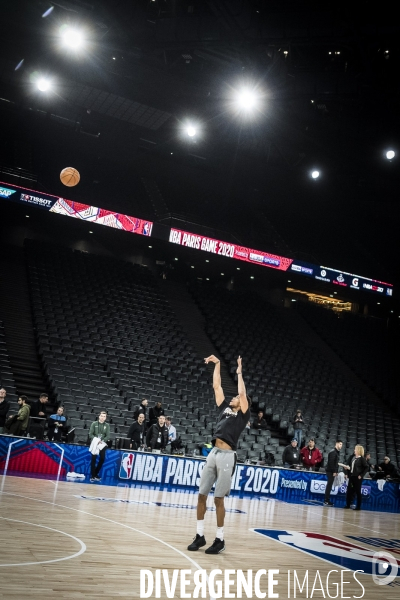 Entrainement de l equipe de basket ball des Milwaukee Bucks