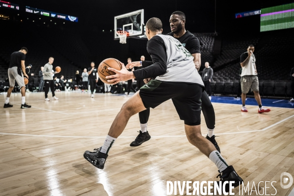 Entrainement de l equipe de basket ball des Milwaukee Bucks