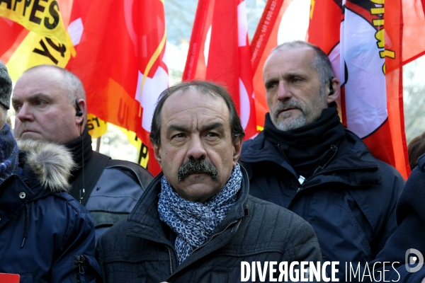 Manifestation Contre la Réforme des Retraites à Paris. Demonstration Against the Pension Reform in Paris.