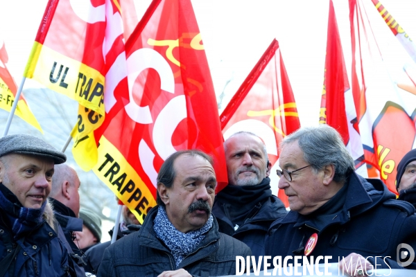 Manifestation Contre la Réforme des Retraites à Paris. Demonstration Against the Pension Reform in Paris.