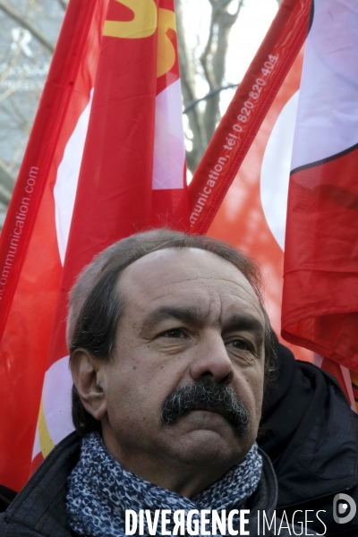 Manifestation Contre la Réforme des Retraites à Paris. Demonstration Against the Pension Reform in Paris.
