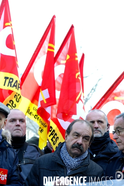 Manifestation Contre la Réforme des Retraites à Paris. Demonstration Against the Pension Reform in Paris.