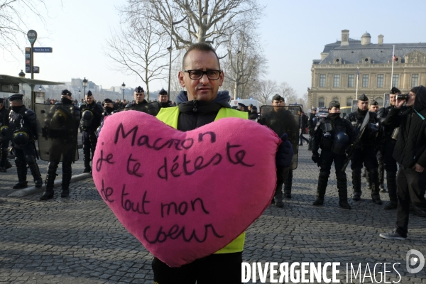 Manifestation Contre la Réforme des Retraites à Paris. Demonstration Against the Pension Reform in Paris.