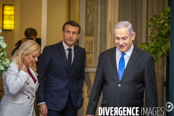 Emmanuel Macron à Jerusalem, Israel et Palestine