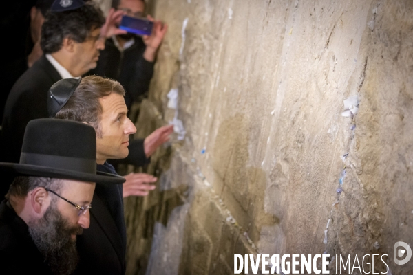 Emmanuel Macron à Jerusalem, Israel et Palestine