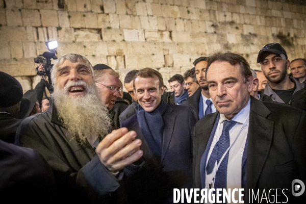 Emmanuel Macron à Jerusalem, Israel et Palestine