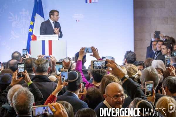 Emmanuel Macron à Jerusalem, Israel et Palestine