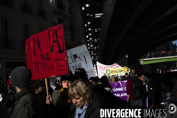 Manifestation Contre les retraites