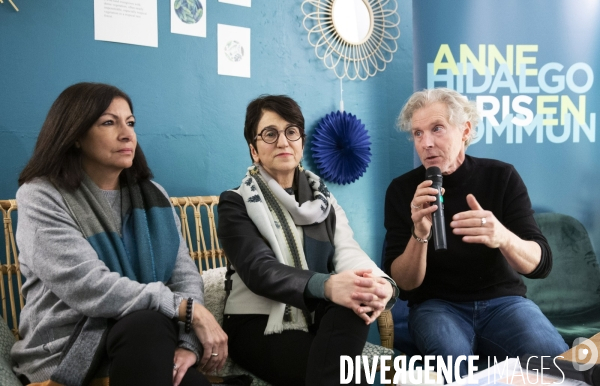 Conférence de presse solidarité d Anne HIDALGO