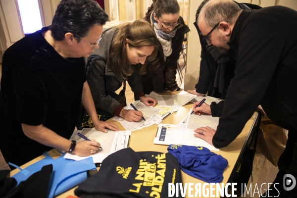3ème nuit de la solidarité à Paris.
