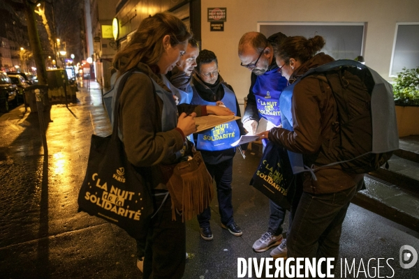 3ème nuit de la solidarité à Paris.