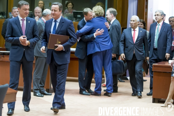 Premier sommet européen après le vote des Britanniques pour le Brexit: archives