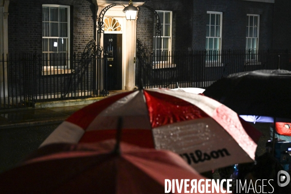 Jour de Brexit au 10 Downing Street.
