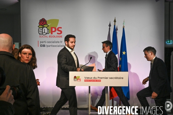 Voeux d Olivier Faure, Premier secrétaire du PS.