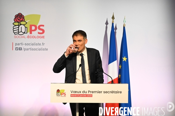 Voeux d Olivier Faure, Premier secrétaire du PS.