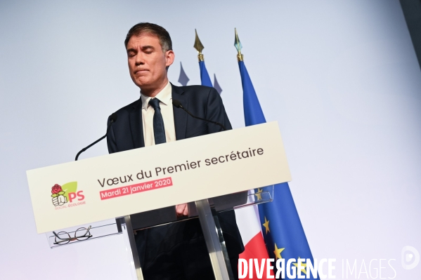 Voeux d Olivier Faure, Premier secrétaire du PS.
