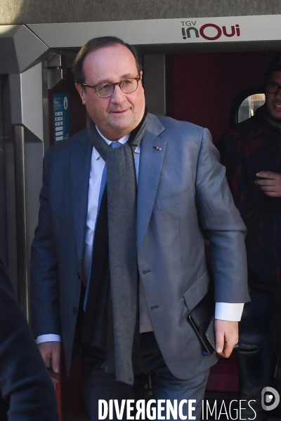 François Hollande en terre ardèchoise