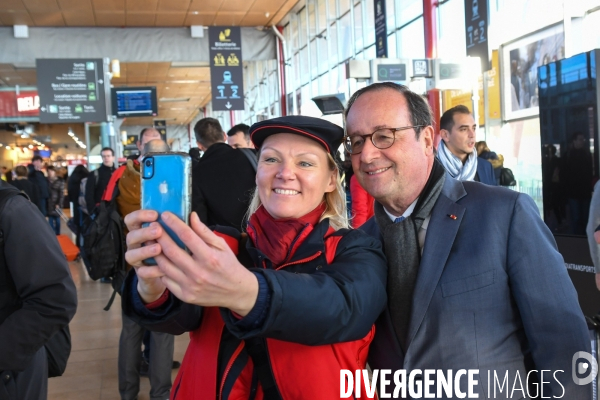 François Hollande en terre ardèchoise