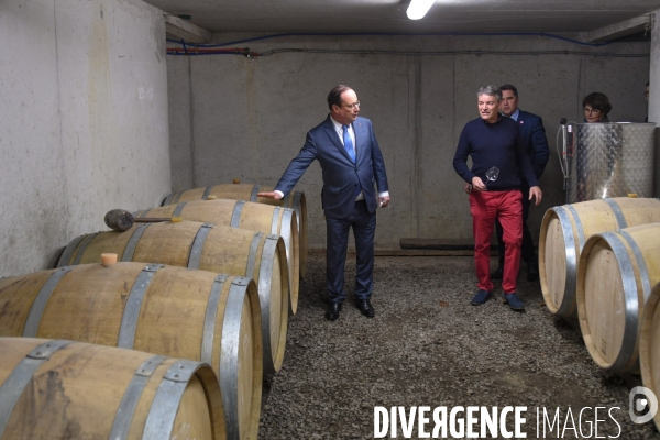 François Hollande en terre ardèchoise