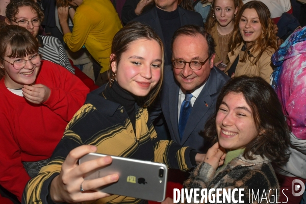 François Hollande en terre ardèchoise