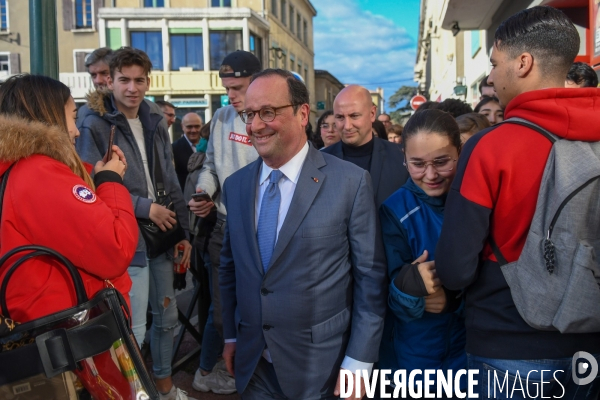 François Hollande en terre ardèchoise