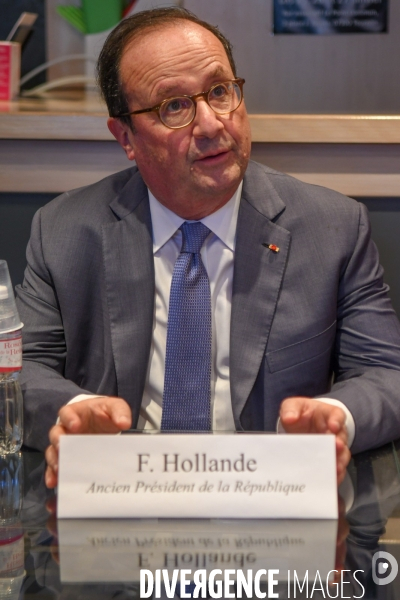 François Hollande en terre ardèchoise