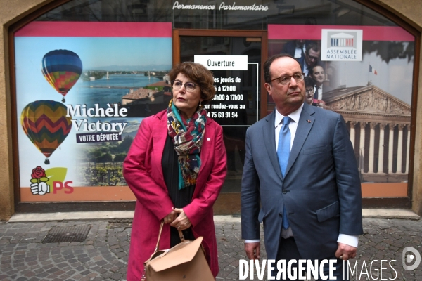 François Hollande en terre ardèchoise