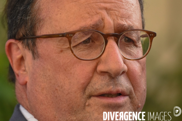 François Hollande en terre ardèchoise