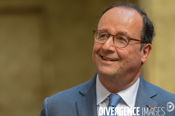 François Hollande en terre ardèchoise