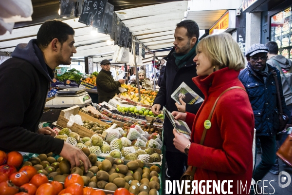 David Belliard en campagne dans le XVII.