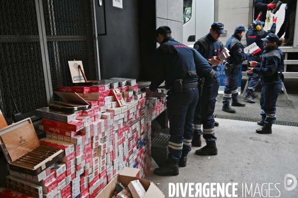 Lutte contre la contrebande de tabac