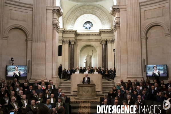 Frédéric Mitterrand - Installationà l académie des Beaux-Arts