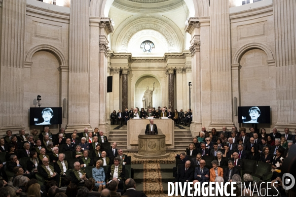 Frédéric Mitterrand - Installationà l académie des Beaux-Arts