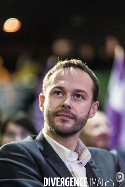 Meeting de David Belliard au Trabendo.