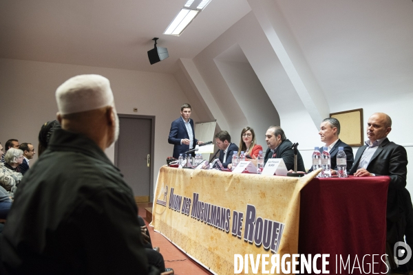 ¢lections municipales 2020, rencontre des candidats sur l invitation de l Union des Musulmans de France à Rouen